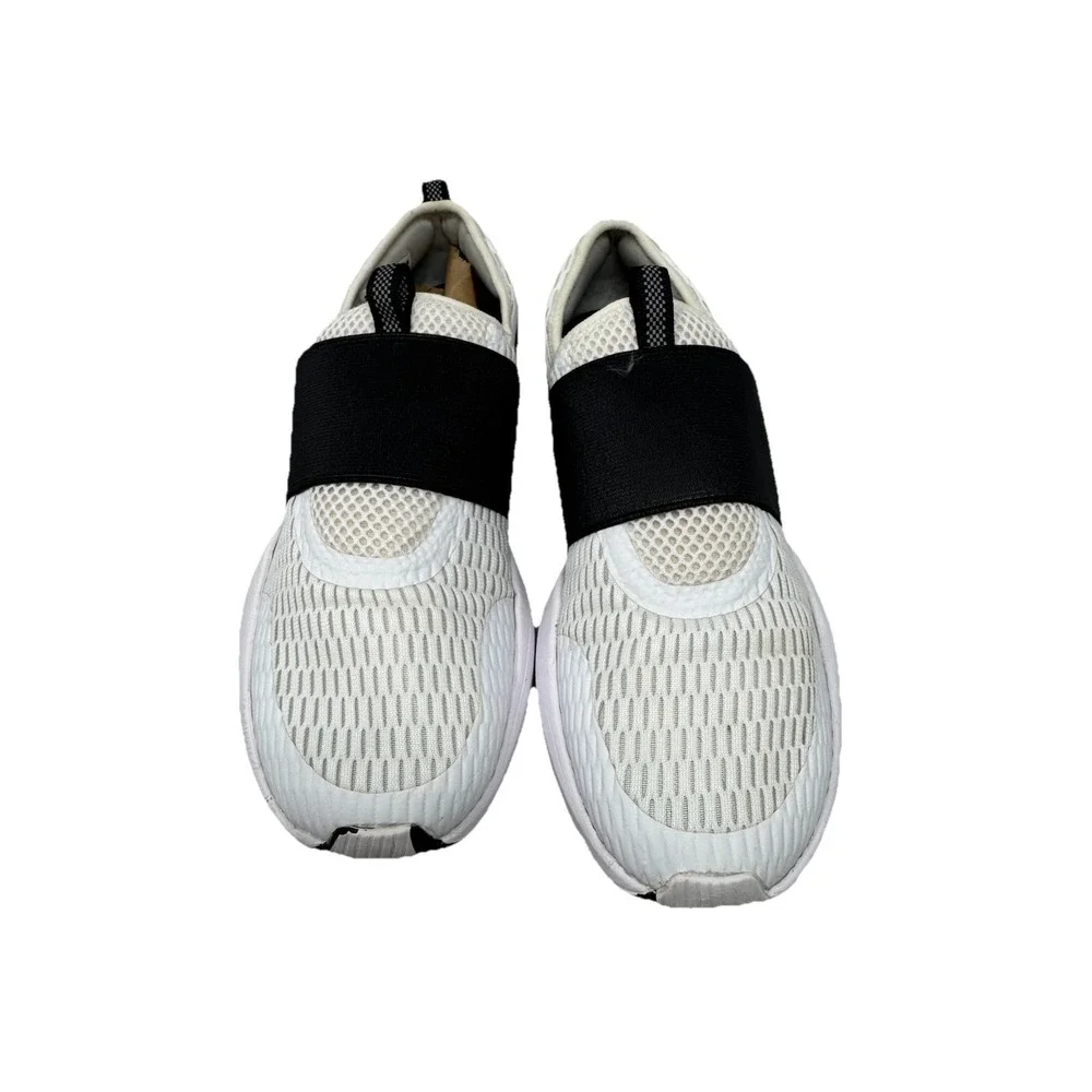 🔥Sorel Kinetic🖤⭐️🖤Impact Strap Low Top Slip On Sneakers White Black Running 9